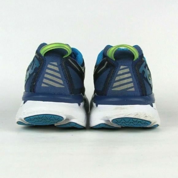 HOKA ONE ONE Clifton 4 Blue Green Athletic Shoe 8 - Picture 2 of 8